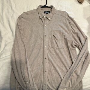 Johnston & Murphy Men's Beige Shirt